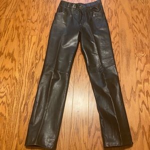 Vintage 1980s Wilson’s leather high waist pants